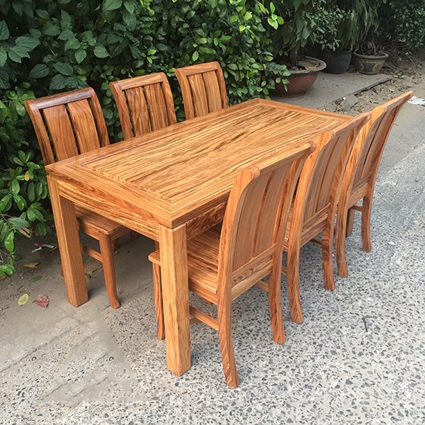 bàn ghế ăn gỗ tự nhiên
